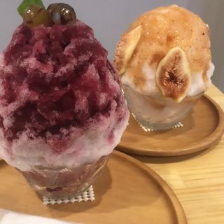 葡萄のかき氷(café SabuHiro)