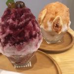 葡萄のかき氷(café SabuHiro)