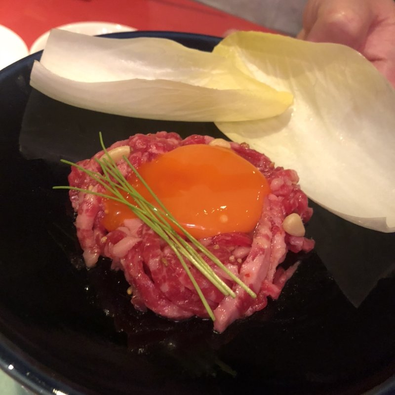 ユッケ(食道園 宗右衛門町本店)