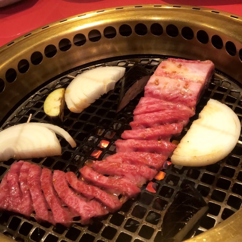 骨付カルビ華編みカット(特選和牛)(食道園 宗右衛門町本店)