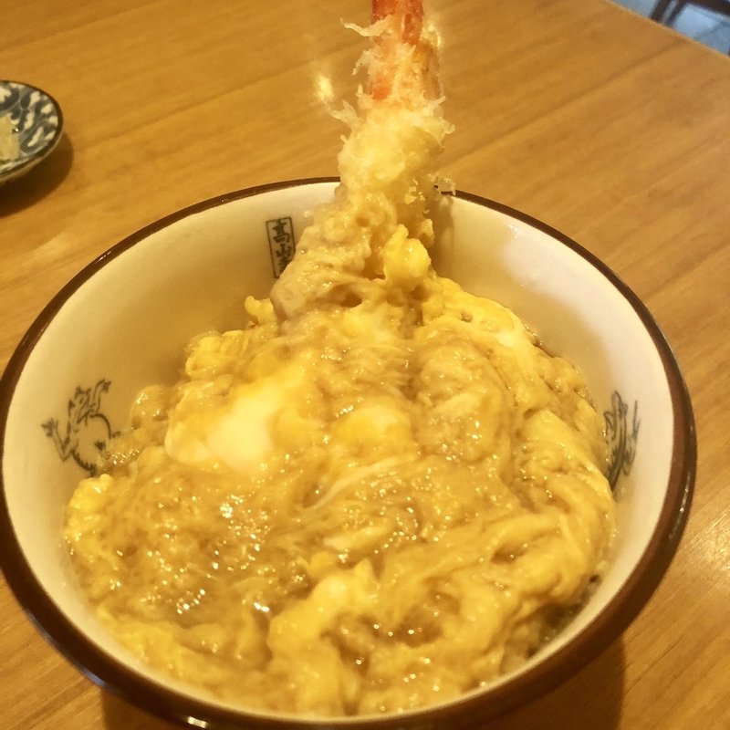 天とじ丼ミニ(京うどん 生蕎麦 岡北（おかきた）)