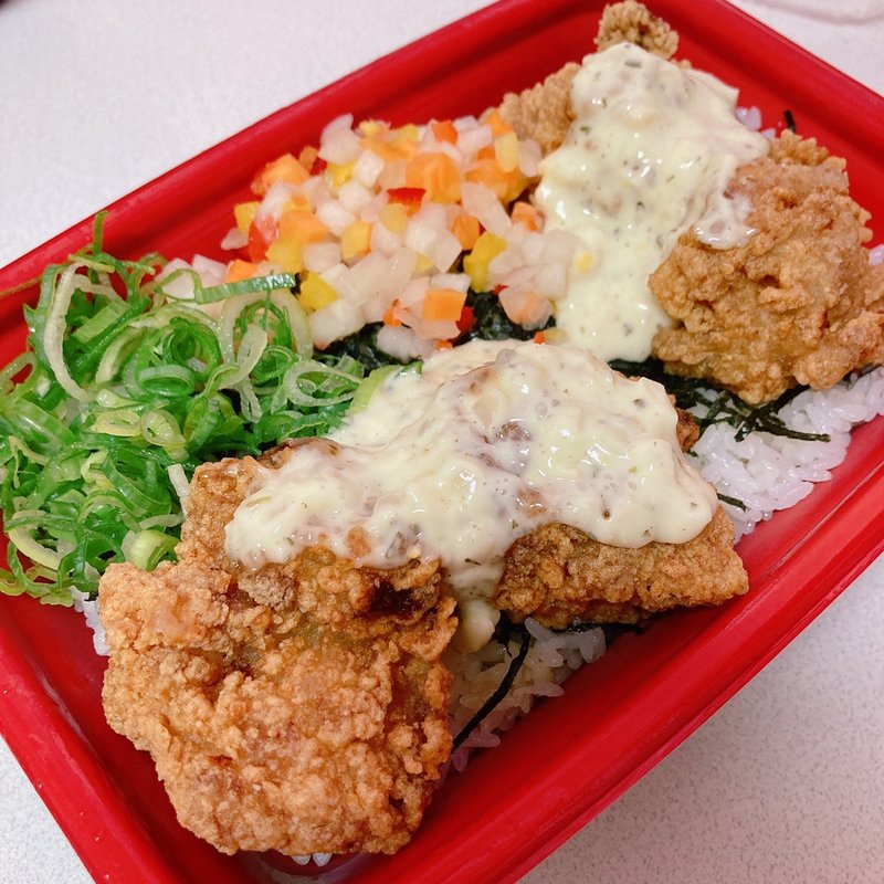 タルタル唐揚げ丼(松のや 東池袋店)