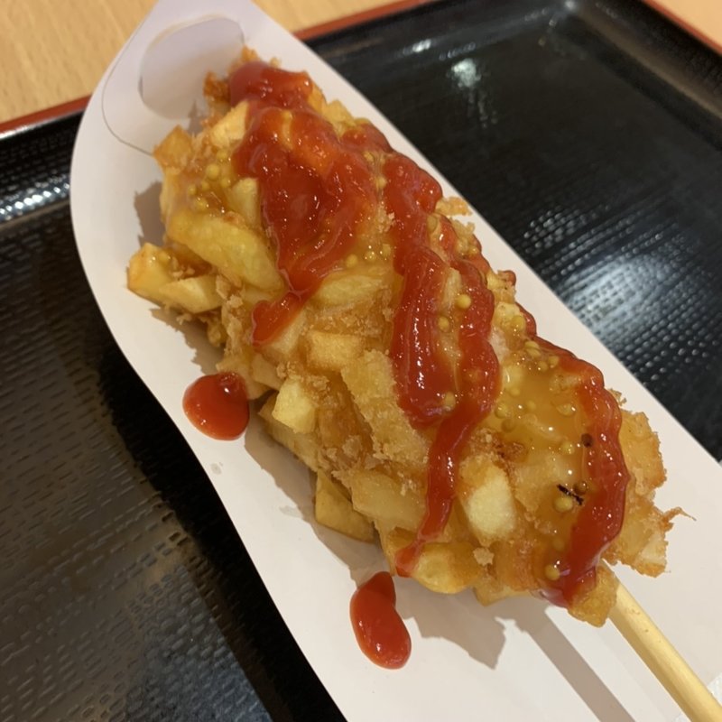 チーズポテトハッドグ(韓国家庭料理 吾照里)