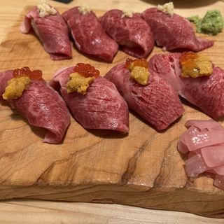 肉寿司(肉や 一ノ剱)