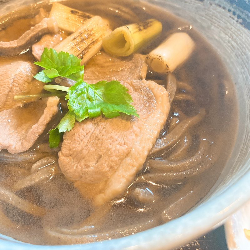 鴨南そば(蕎麦処ふくね)