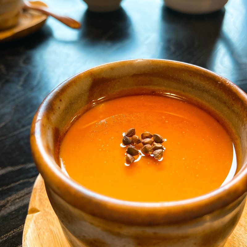 蕎麦プリン(蕎麦処ふくね)