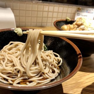ミニかけ蕎麦セット(ミニゲソ丼)(立ち食い蕎麦酒処一久)