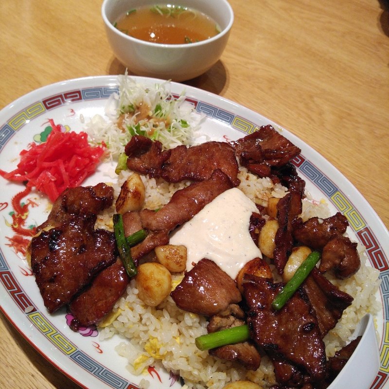 ニンニク肉にく全力炒飯(大阪王将 一関店)