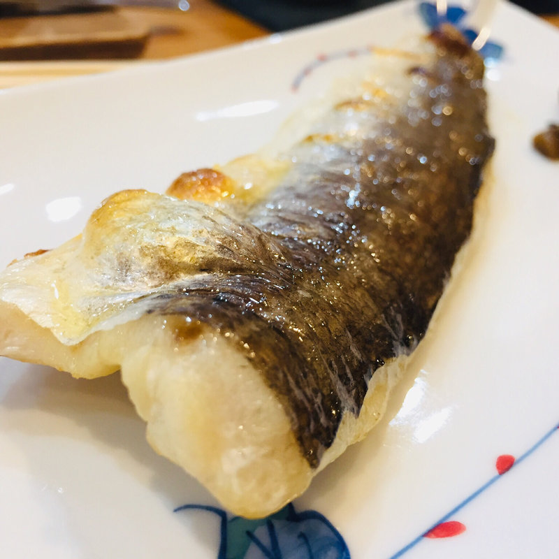 赤かますの炙り(鮨まぁさ)