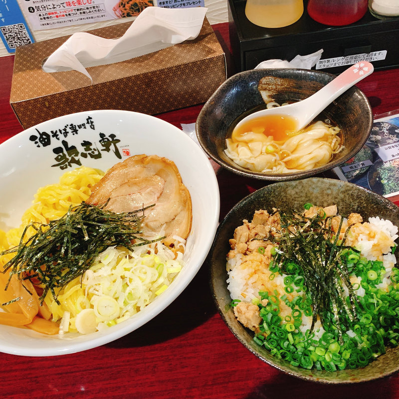 Aセット(歌志軒 山口小郡店)