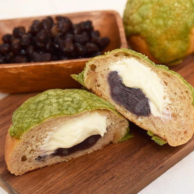 抹茶バニラクリームパン(ブランジェ浅野屋 自由が丘店)