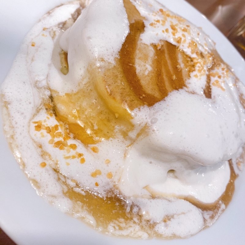 マカダミアナッツクリームパンケーキ(喫茶グリル ピノキオ イオンモール大日)