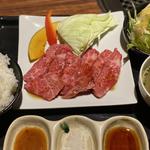 カルビ定食(焼肉 蔵元 大名本店)