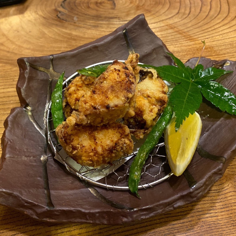 さばふぐの唐揚げ(三彩)