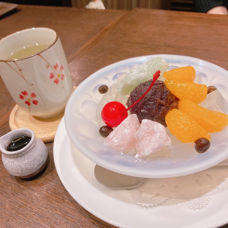 あんみつ(66DINING 六本木六丁目食堂 池袋東武店)