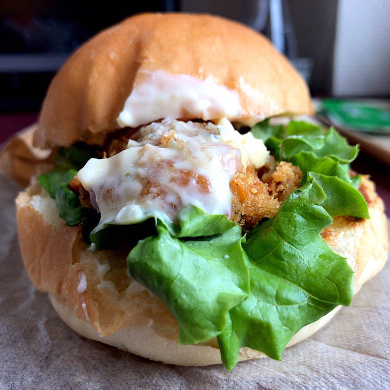 真ホッケフライバーガー(ぷちぷちバーガー)