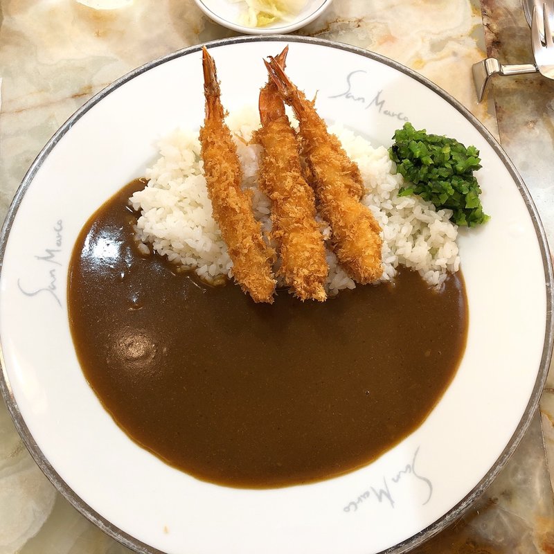 エビフライカレー(サンマルコ カレーハウス 近鉄百貨店上本町店 )