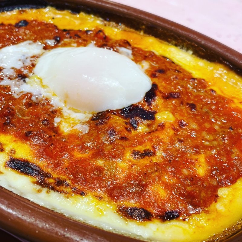 半熟卵のミラノ風ドリア(サイゼリヤ 梅田センタービル店)