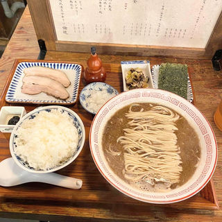 鰯定食(炭火焼濃厚中華そば　倫道)