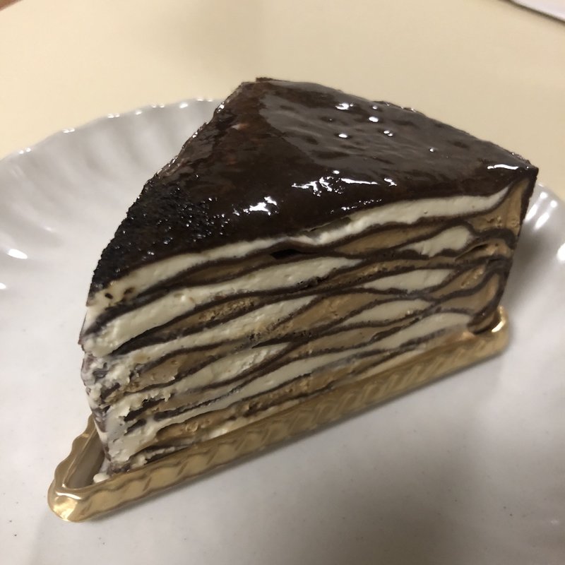 ショコラミルクレープ紅茶(ベルアメール 渋谷 東急フードショー店)