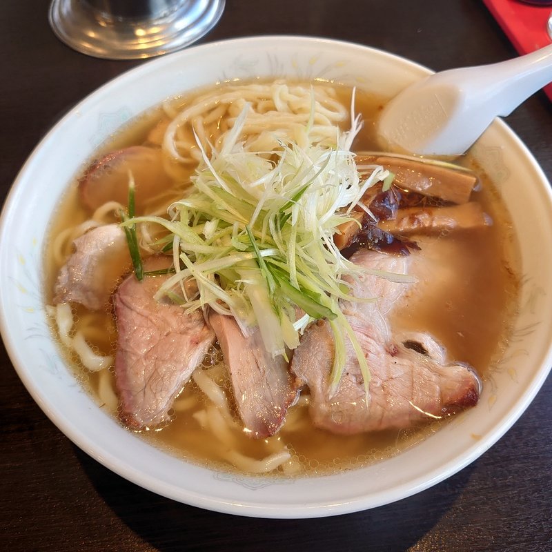 チャーシューメン＋大盛＋しろネギ(らーめん 香文)