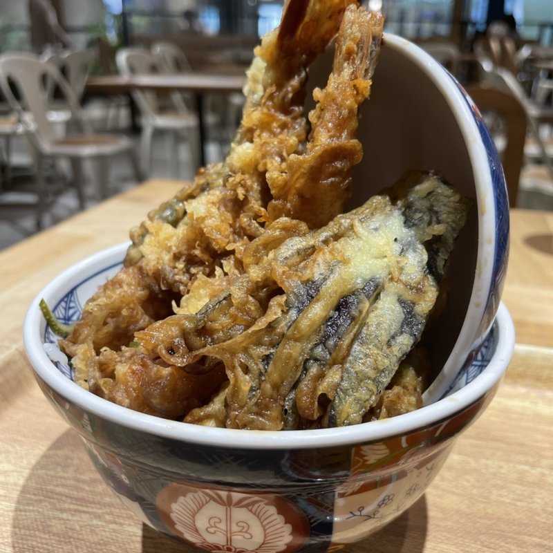 海老二本丼(天麩羅えびのや)