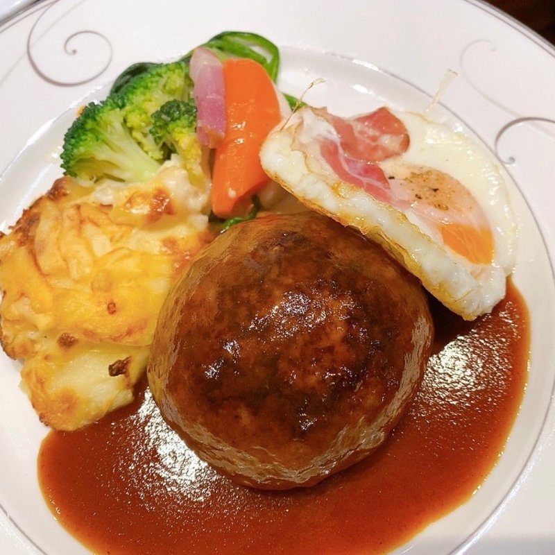 ハンバーグ(レストラン 七條 (シチジョウ))