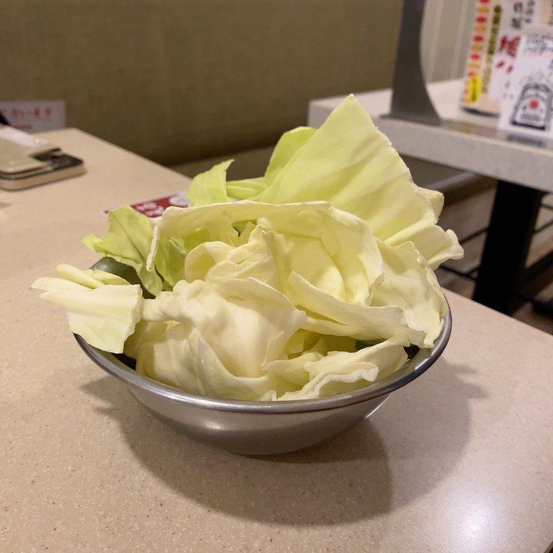 キャベツ(串カツ田中 錦三丁目店)