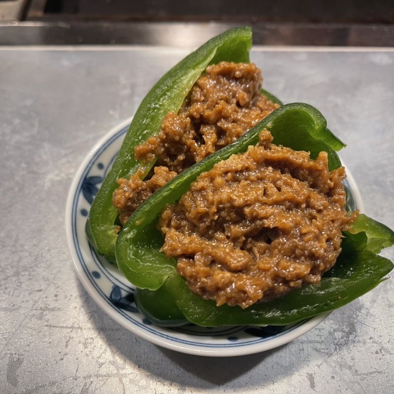 肉味噌ピーマン(たまとや)