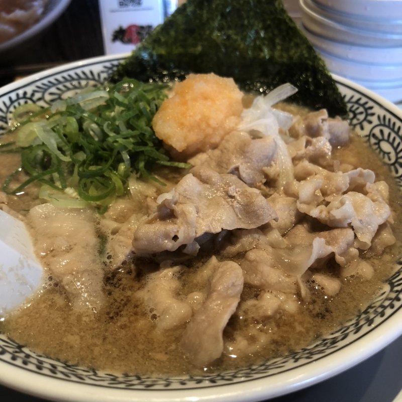 肉そば 肉ダブル(丸源ラーメン 河内天美店)