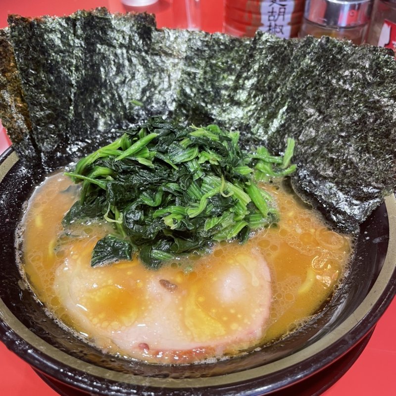 ラーメン小、のり、れんそう(ラーメン 環2家 蒲田店)