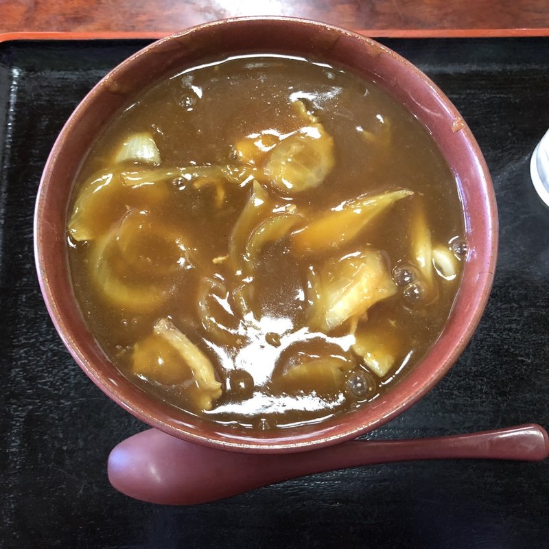 カレーうどん(登治うどん)