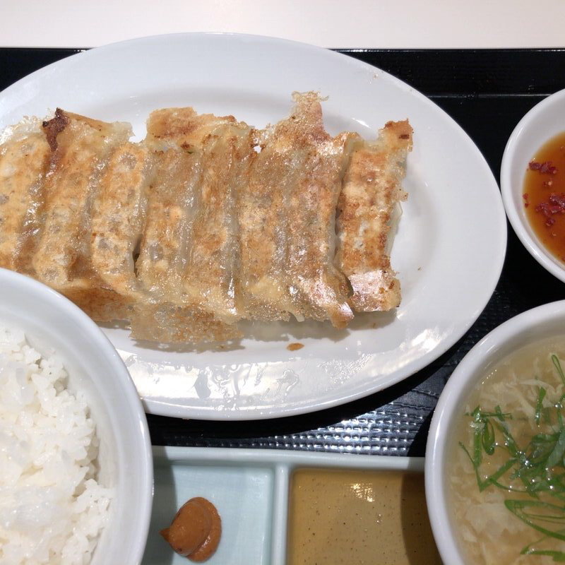パクパク焼き餃子定食(8個)(つるかめ餃子キッチン　マークイズ みなとみらい店)