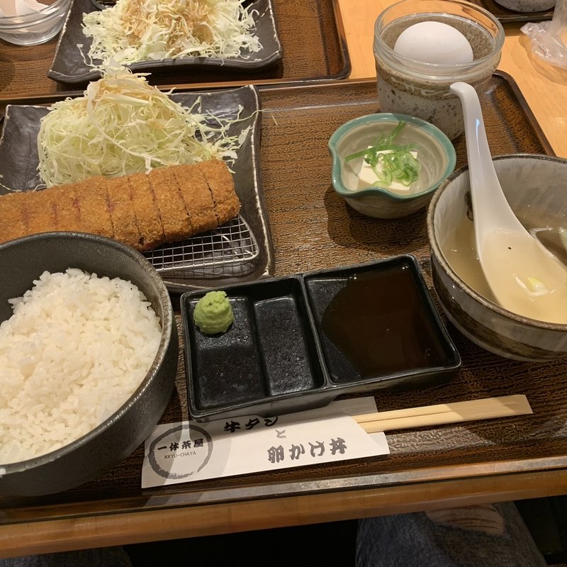 とんかつ定食(一休茶屋)