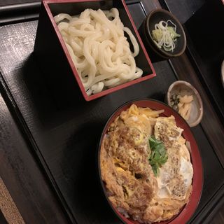 カツ丼うどんセット(徳樹庵 フォレオ菖蒲店)