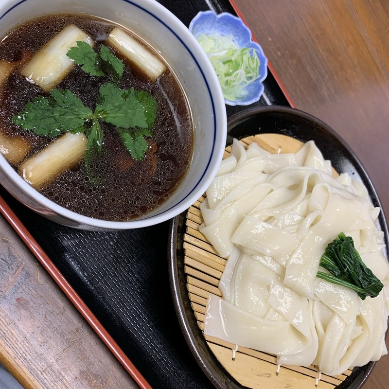 鴨汁うどん(宝録屋)