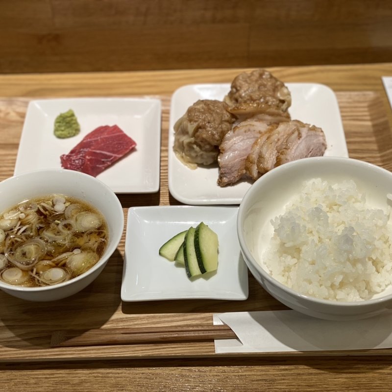 シュウマイ定食(ツキとシュウマイ)