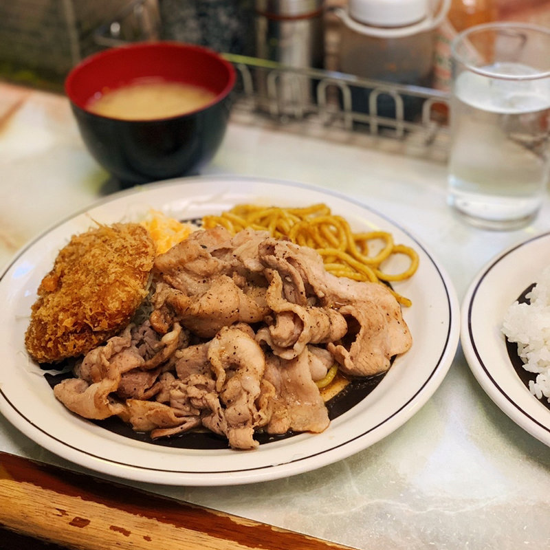 からし焼肉(洋包丁)