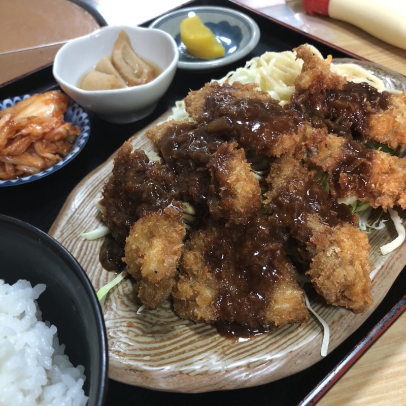 牛カツ定食(松の家)