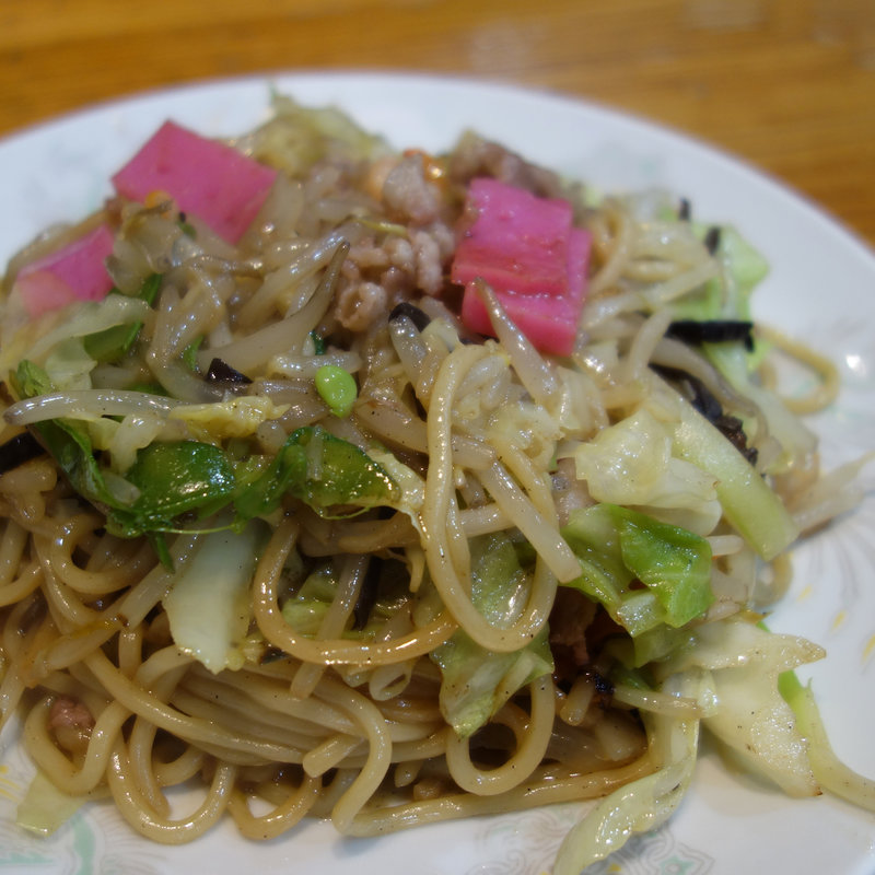 皿うどん(元祖赤のれん 節ちゃんラーメン 天神本店 )