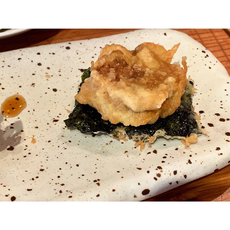 フォアグラれんこん(魚と野菜と天ぷらと酒場リベリー)