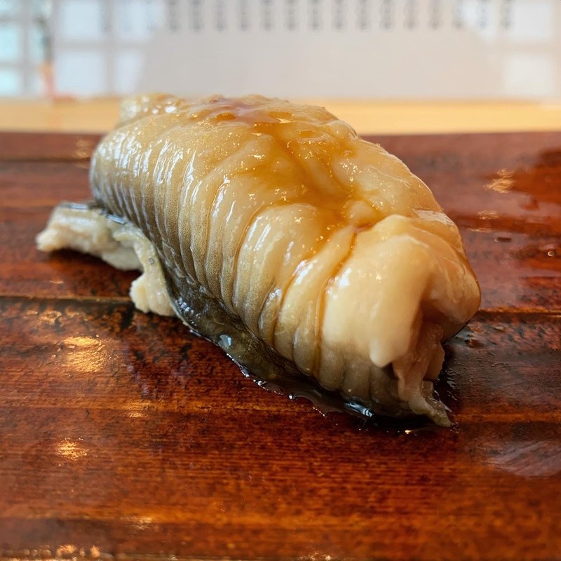 自家製煮穴子(立喰鮨 銀座おのでら)