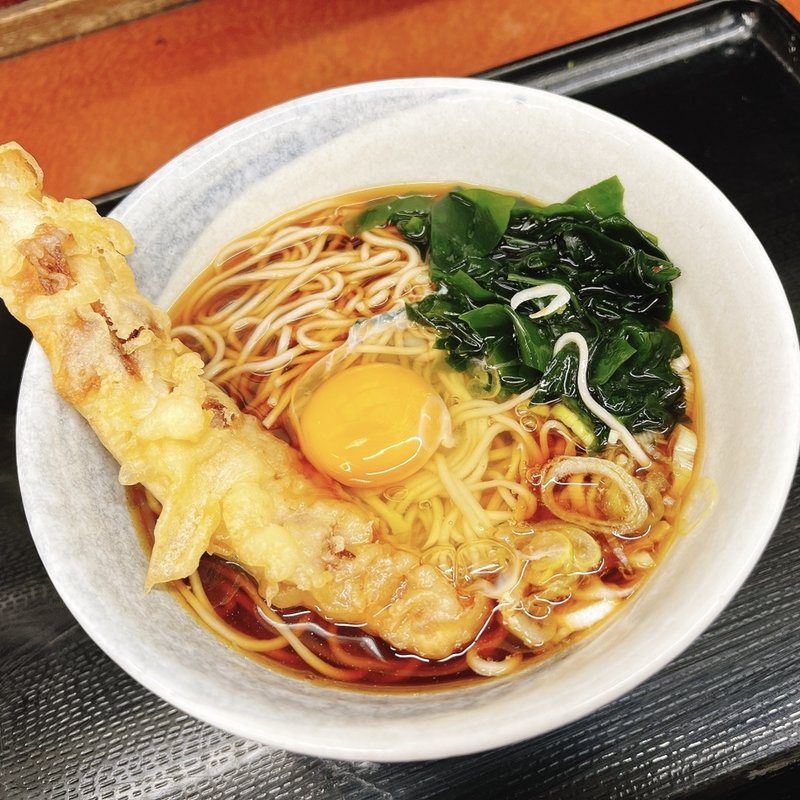 ちくわ天玉そば(みのがさ神田和泉町店)