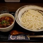 辛味豚バラつけ麺(釜揚饂飩詫間)
