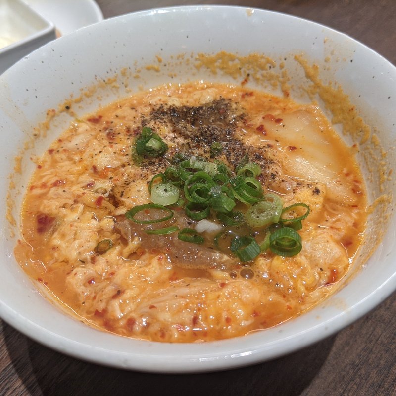 コク旨！和牛牛骨ユッケジャンスープ(焼肉の和民　横浜店)