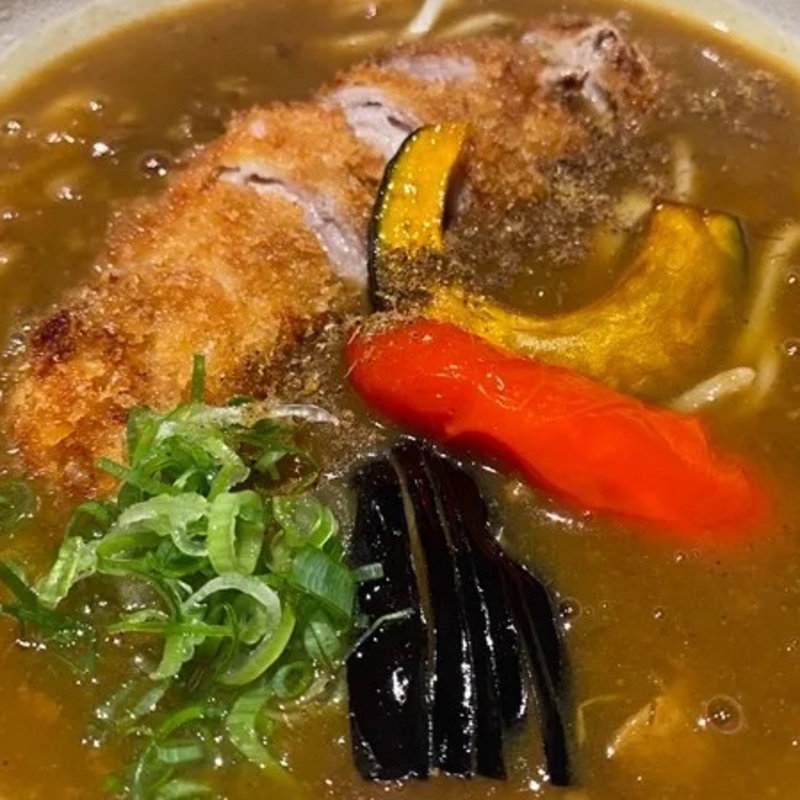 ミルフィーユかつカレーうどん(うどん おおくぼ)