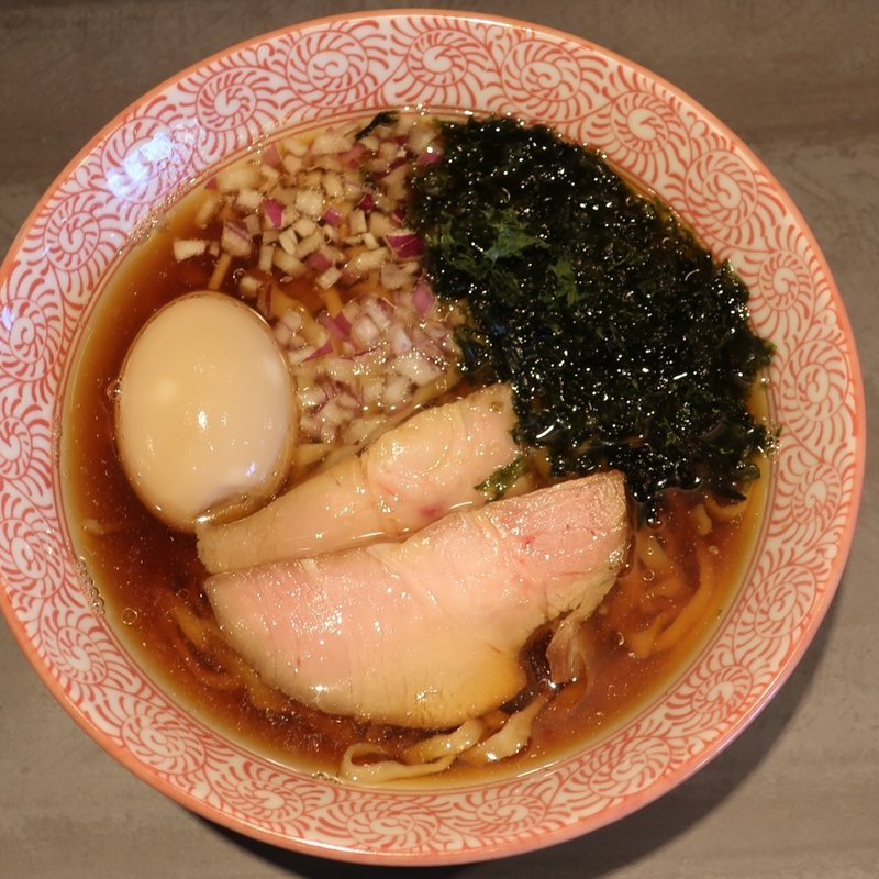 味玉淡麗煮干(手もみ麺)(麺や べらぼう)