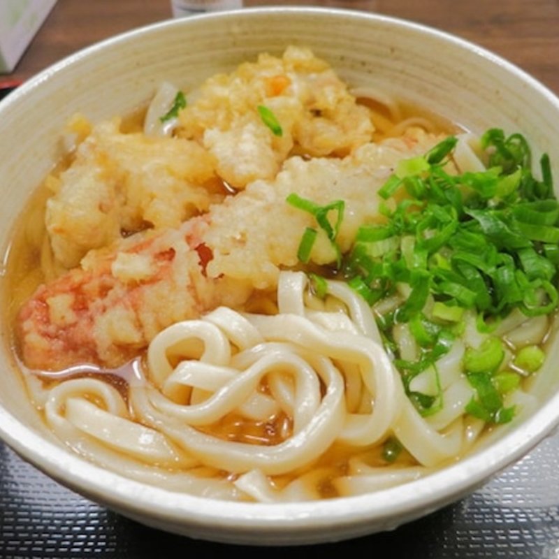 冷やしぶっかけとり天ちくわ(おにやんま 中目黒店)