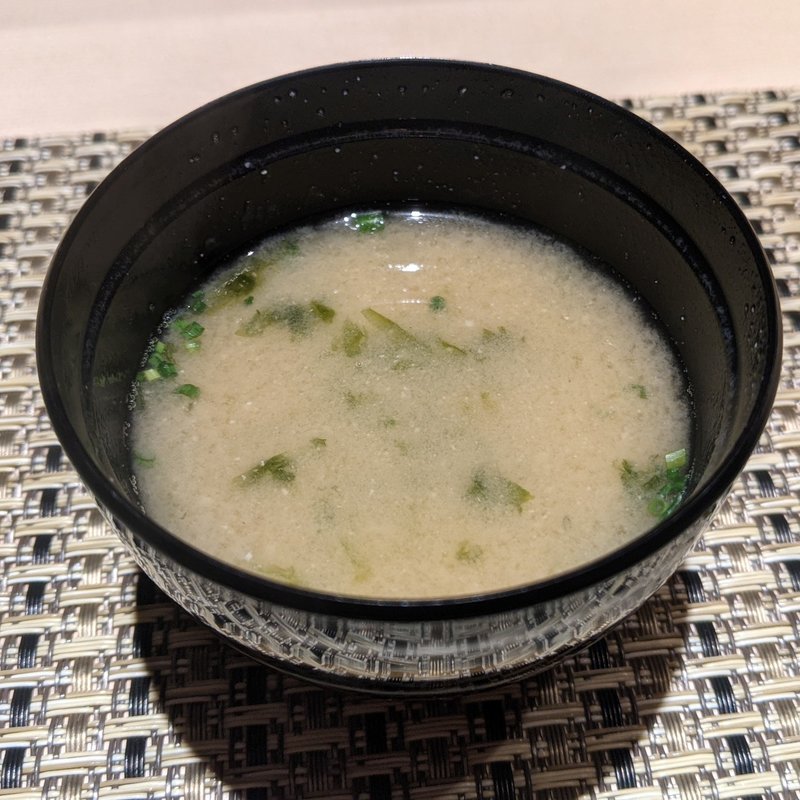 味噌汁(横浜 鮨 黒潮海閤)