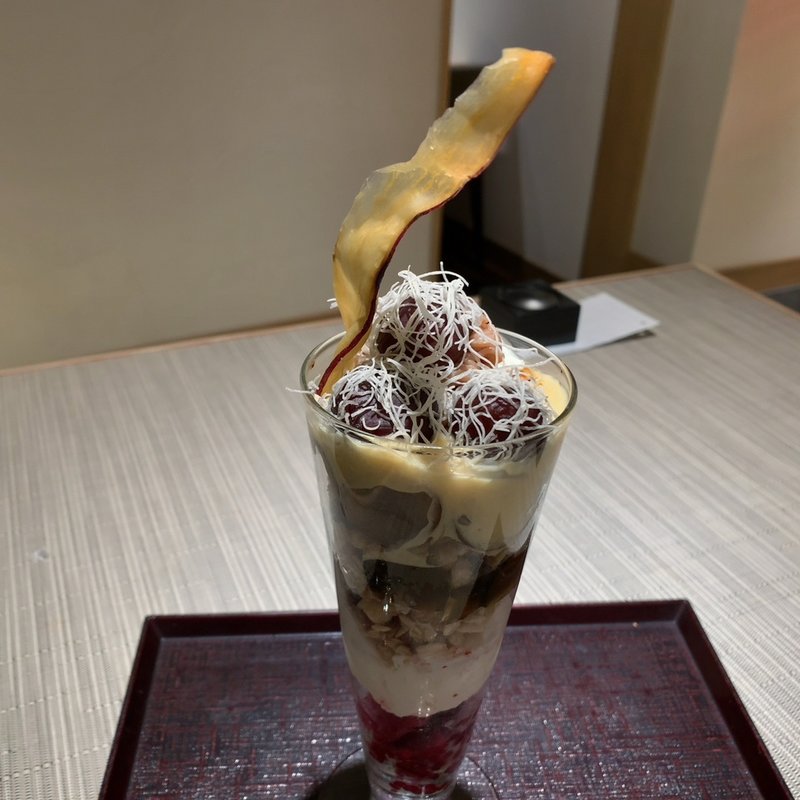 渋皮栗のモンブラン パフェ(小梅 浦和総本店)